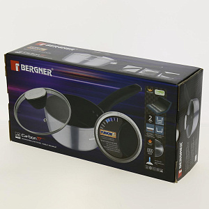 Ковш с крышкой Carbon, диаметр 16 см 000000000001183256