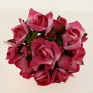 Цветок искусственный "Роза" 19 бутонов 23см R010760 000000000001196706