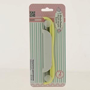 Овощечистка  SUN PLASTIK двухсторонняя пластик 000000000001189263