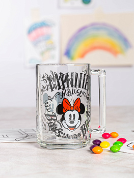 МИККИ И МИННИ Кружка 320мл ОСЗ Фитнес стекло 000000000001184146