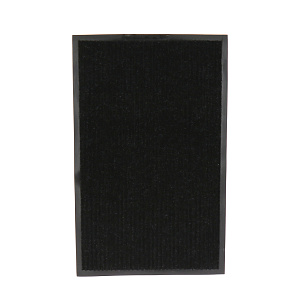 Влаговпитывающий ребристый коврик Vortex, чёрный, 50х80 см 000000000001012488