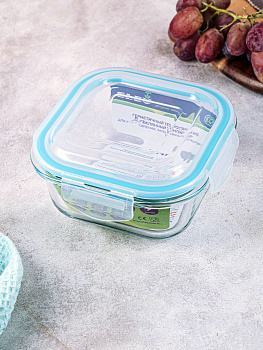 Контейнер 520мл ELEY квадратный стекло 000000000001186805