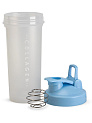 Бутылка для воды (шейкер) 600мл ST спортивная матовая голубой пластик 000000000001229282