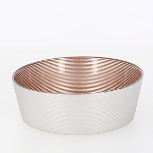 Салатник 13см GLASSCOM прямые бортики cooper стекло 000000000001213196