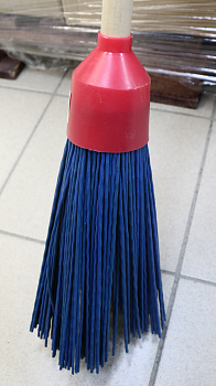 Метла пластиковая круглая, 12х26х136 см 000000000001170755