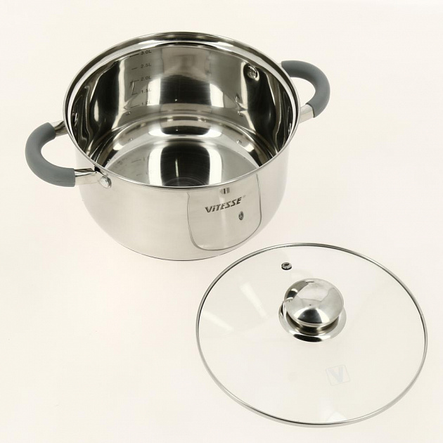Набор посуды для приготовления 7 предметов VITESSE нержавеющая сталь VS-9016 000000000001193428