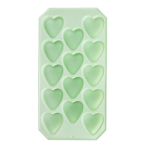 Форма для льда 21х11см сердце в ассортименте силикон 000000000001219994