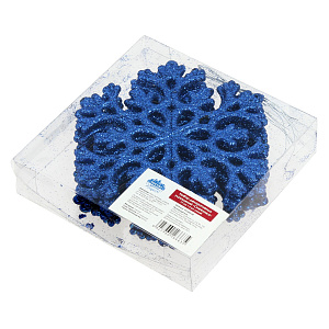 Набор декоративных украшений СнежинкаПосуда Центр, 11 см, 6 шт. 000000000001161801