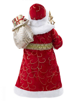 Детская игрушка (Дед Мороз В красном костюме) для детей старше 3х лет из пластика и ткани 15,5x8,5x30,5см 82525 000000000001201764