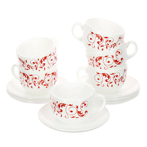 Чайный набор Jazzy Red Essence Luminarc, 220мл 000000000001120180