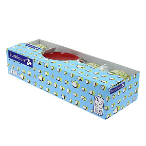 Чайный набор Flowerfield Red Luminarc, 220мл, 12 предметов 000000000001005494