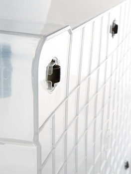 Контейнер для хранения 155л с крышкой прозрачный полипропилен 000000000001227855