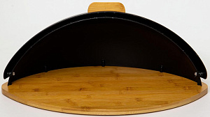 Хлебница OLAFF 44х28х20см основа, ручка -бамбук, крышка полистирол, подарочная упаковка.184-18001 000000000001201278