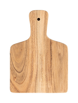 Доска универсальная 16x23x1,5см DE'NASTIA квадратная малая с ручкой акация 000000000001221811