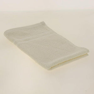 Полотенце махровое жаккард, 30х50 см, молочныйD100079 000000000001195780