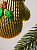 Набор декоративных украшений Варежка 11х7смх2шт золото пластик PC04044G 000000000001180114