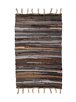 Коврик универсальный 50х80см LUCKY тканный серый хлопок 000000000001225683