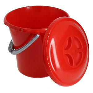 Ведро с крышкой Либерти Martika, 10л 000000000001053793