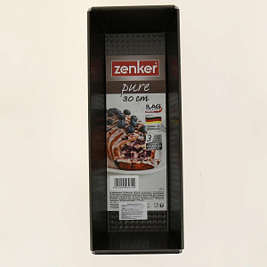 Форма для кекса прямоугольная из углеродистой стали с антипригарным покрытием 30 см Pure Zenker 3972 000000000001194433