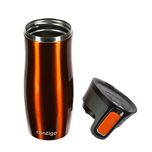 Термокружка двухслойная герметичная CONTIGO West Loop оранжевый 000000000001135970