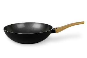 Сковорода Вок 28см TVS LeGiuste бакелитовая ручка индикатор нагрева алюминий 000000000001203346