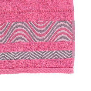 Полотенце махровое Marezzato Cleanelly, ярко-розовый, 50х90 см, пл.460 000000000001067195