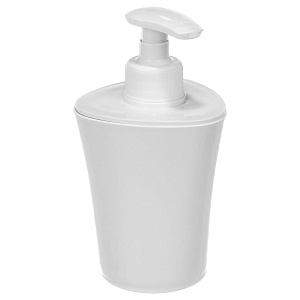 Дозатор для жидкого мыла Smile белый VANSTORE пластик для непищевых продуктов 406-03 000000000001201076