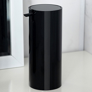 Диспенсер для жидкого мыла 9,2х7,5х17см DE'NASTIA STABLE B черный акрил/пластик 000000000001224743