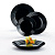 HARENA BLACK Набор столовой посуды 18 предметов LUMINARC стекло 000000000001221984