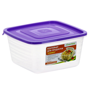 Контейнер для СВЧ 900мл MARTIKA Унико квадратный 000000000001015166