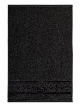 Полотенце 40х60см DE'NASTIA ТАЛИСМАН 1 черный хлопок-100% 000000000001215336