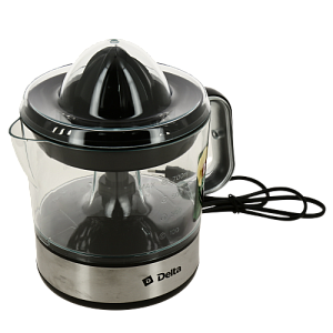 Соковыжималка электрическая DELTA для цитрусовых 40Вт. Объем ёмкости для сока 700мл. Цвет черный. Нержавеющая сталь. 0R-00006616 000000000001205346