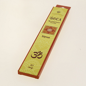 2010 Палочки "ЙОГА" про-во Россия   20шт .Используются для ароматизации помещений. Аромат корица 000000000001177079