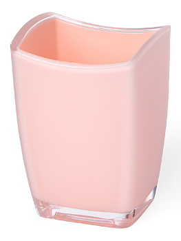 Стакан для зубных щёток DeNASTIA, розовый (четырёхгранный зауженный) X000009 000000000001200426