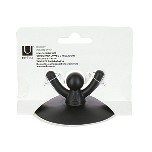 Пробка для ванны и раковины Buddy Umbra, черный 000000000001125969