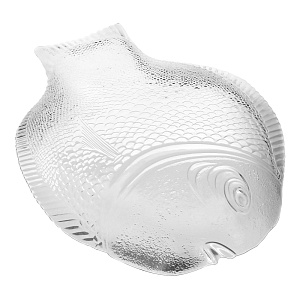 MARINE Тарелка-рыба 35,5х25,4см PASABAHCE прозрачная стекло 10258 000000000001050339
