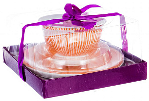 Чайная пара (чашка200мл) BALSFORD Палитра Арабеска оранжевая фарфор 000000000001183413