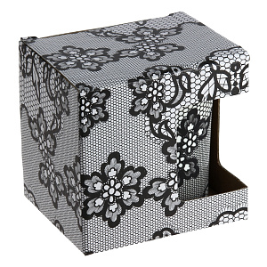 Кружка Черное кружево Matissa, 360мл 000000000001139623