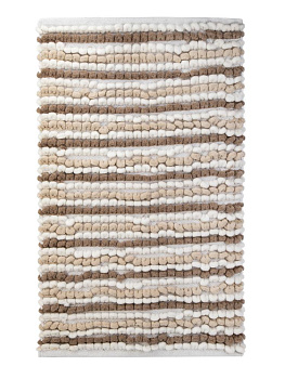 Коврик для ванной 50х80см LUCKY POP CORN противоскользящий бежевый хлопок/полиэстер 000000000001225648