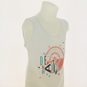 Майка для девочки DE'NASTIA трикотаж 158 (12-13лет) белый 100%Хлопок I000023 000000000001178167