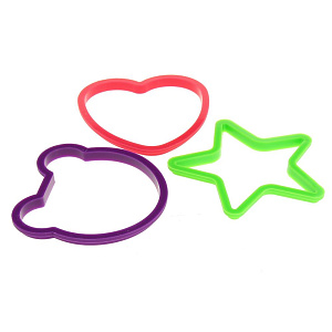 Набор форм для выпечки яиц и блинчиков Marmiton, силикон, 3 предмета 000000000001066763