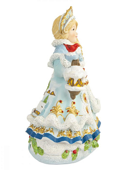 Новогодняя фигурка Снегурочка из полирезины 11,5х22х15см 81382 000000000001201755