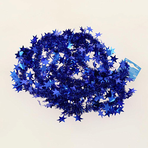 Гирлянда Звезды цветная 10+60мм 2м Г-262 000000000001180018