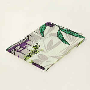 Полотенце вафельное 35х50см Collorista Олива 160гр бежевое 100%хлопок 000000000001206749