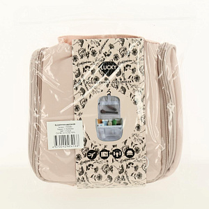 Косметичка дорожная розовый 20,5х20х9 см 100%пэ Y000083 000000000001199715