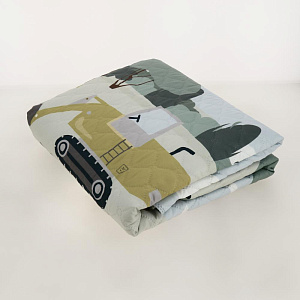 Покрывало 1,5 спальное 145х210см "Этель" Спецтехника микрофибра 5430014 000000000001203355