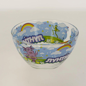 Салатник стекло 13 см, Лунтик радуга,КРС-992 000000000001193691