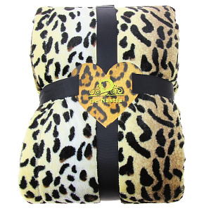 Плед меховой DE'NASTIA Леопард 200х220см 100%Полиэстер в ассортименте T740008 000000000001030047