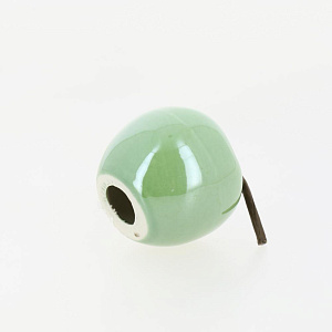 Фигура декоративная 6х5,5см Яблоко зеленый керамика 000000000001209223