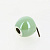 Фигура декоративная 6х5,5см Яблоко зеленый керамика 000000000001209223